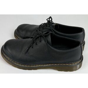 Dr Martens Black Unisex Oxford Shoes, 7 USL / 6 USM